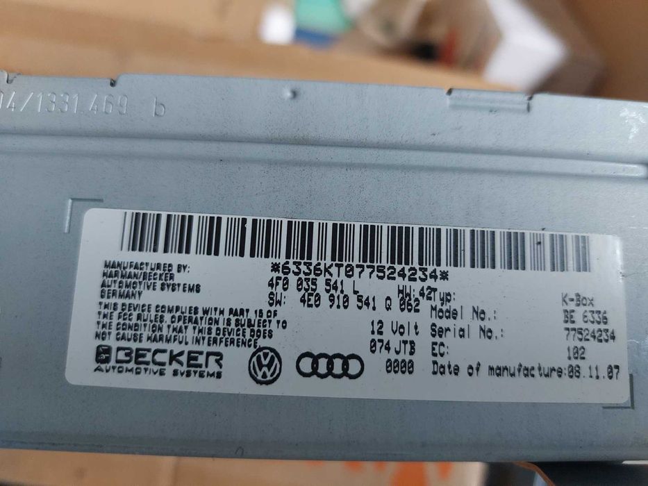 Modul radio unitate navigatie Audi A4 B8/A5