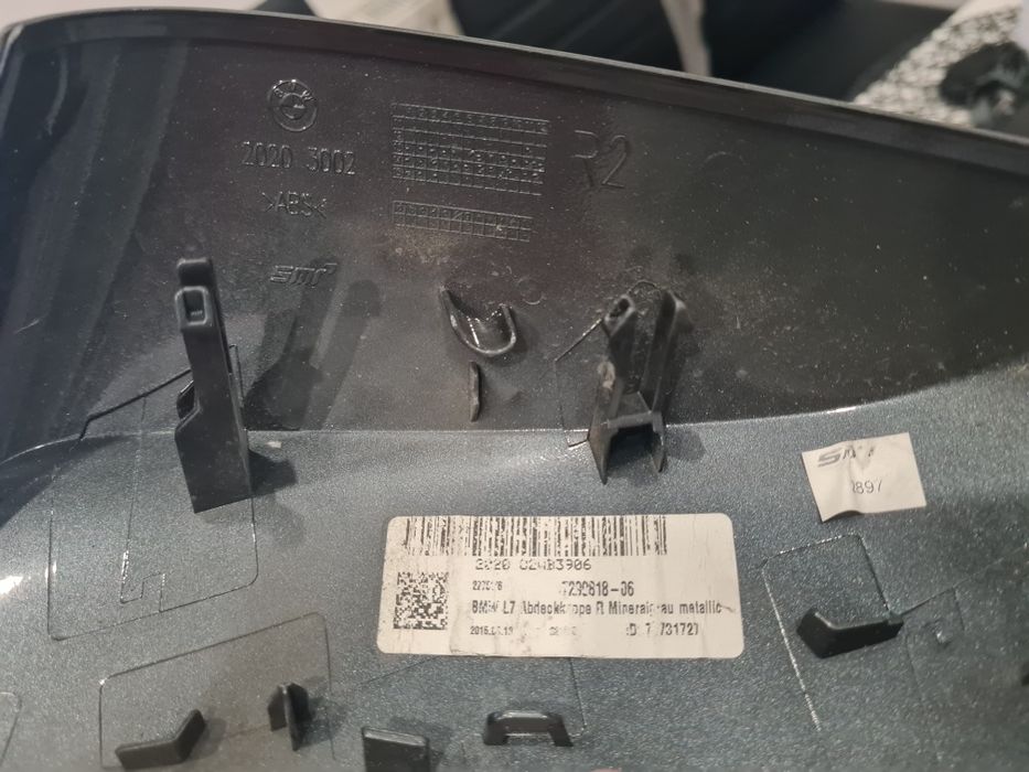 Set capace oglinzi originale BMW seria 3 4 Mineral Grey, OEM