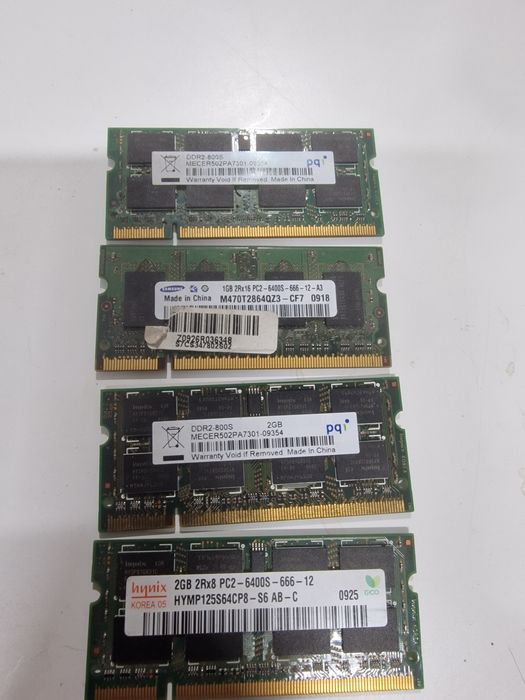 лаптоп памети SODIMM DDR2