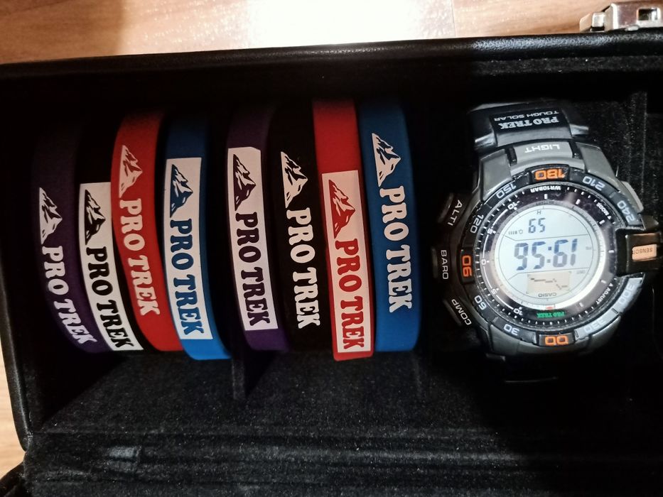 Силиконова гривна G Shock / Pro trek