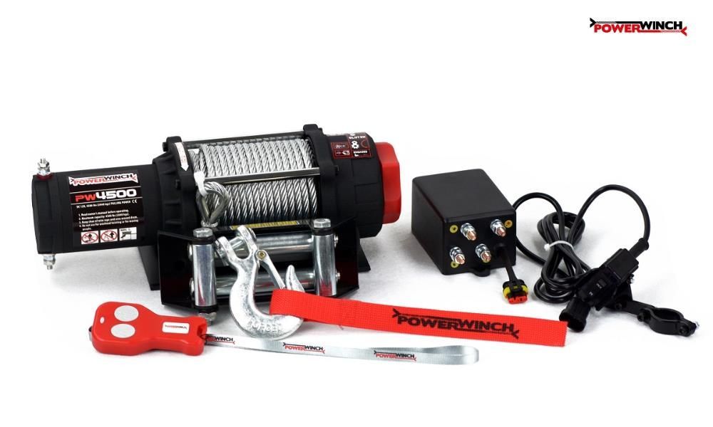 Troliu pentru ATV si UTV K 4500 lb (2040kg) Kangaroo/PowerWinch-NOU