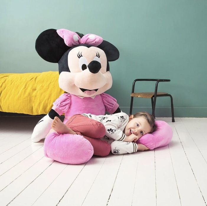 Jucărie de pluș gigant Oh my! Minnie Mouse roz  originală Disney