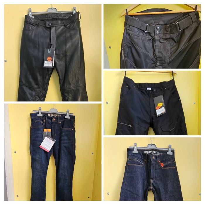 Мото панталони, дънки Triumph, Held, Bering голям размер
