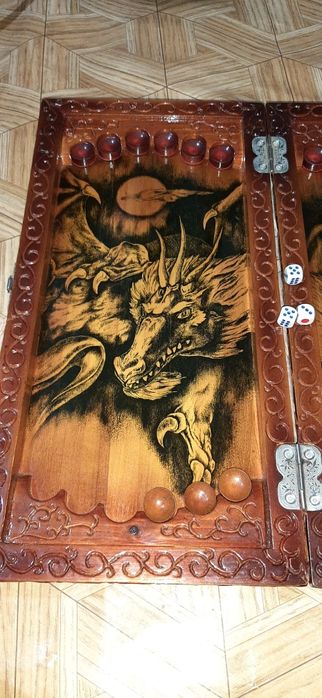 Нарды длинные резные