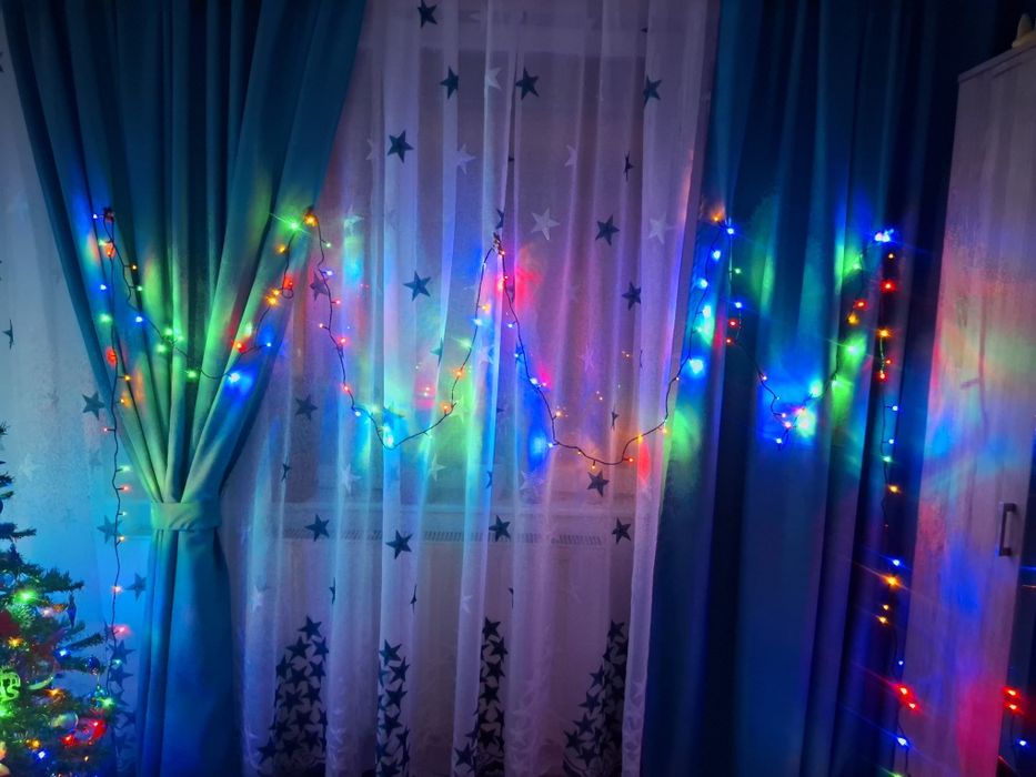 Perdea si draperie turcoaz