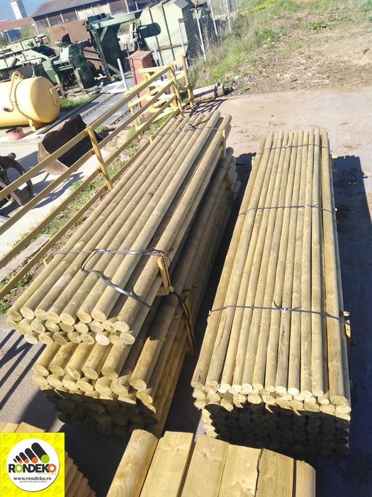 Stalpi din lemn calibrat pentru instalatii antigrindina