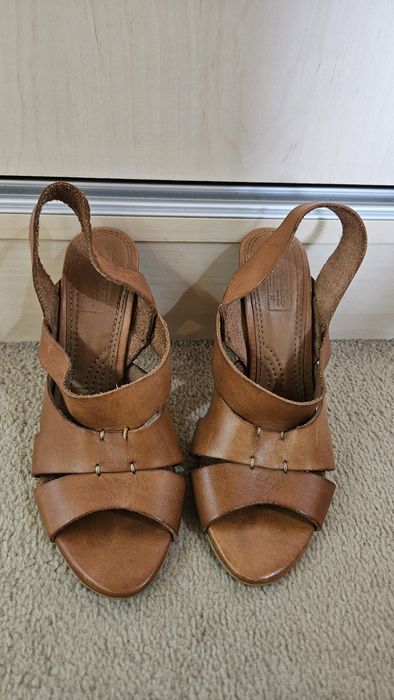 Sandale piele Zara Trafaluc