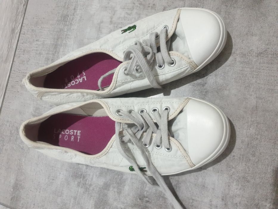 Tenesi lacoste 100% originali albi 37