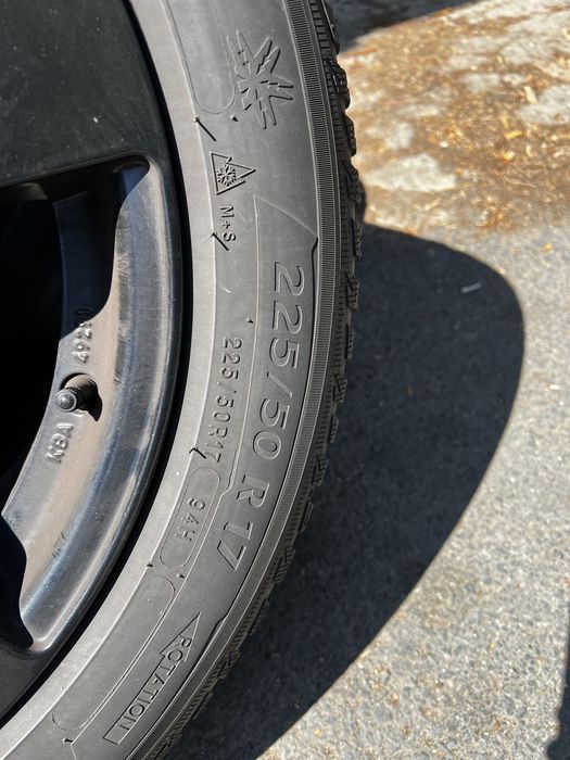 Jante aluminiu Dezent 5x112 R17 Audi VW Skoda Seat cauciucuri iarna 225/50 R17