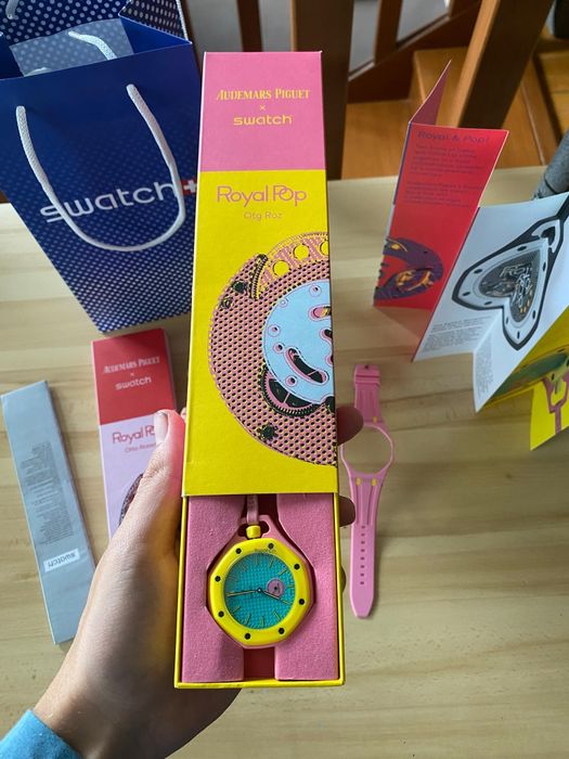 Ap X swatch royal pop Otto rosso/otg Roz la alegere!!!
