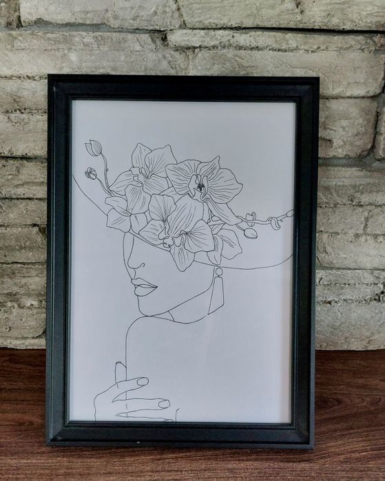 Ръчно рисувани черно-бели картини