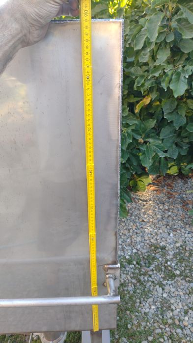 Buncăr peleți, cereale, făină din inox