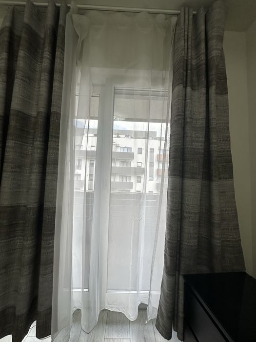 Perdea + draperii pentru sina