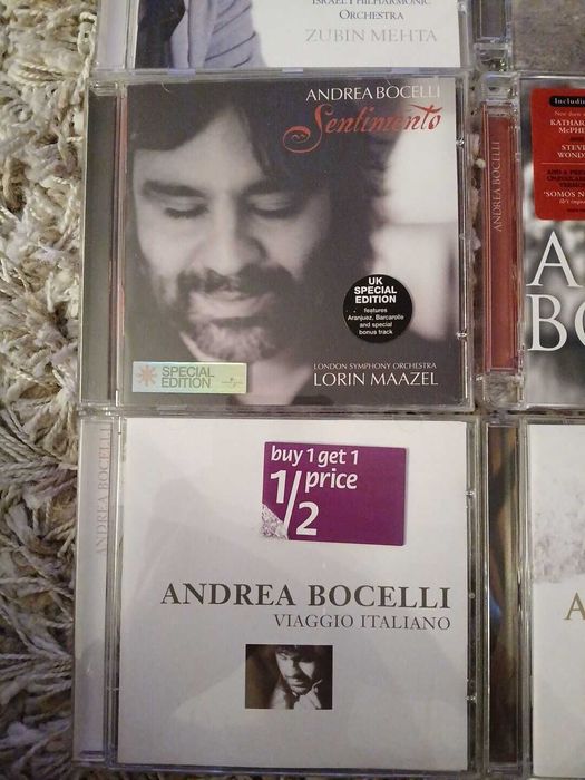 Colectie 8  cd-uri  Andrea Bocelli