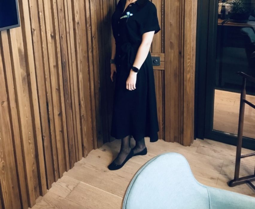 Продам черное длинное платье