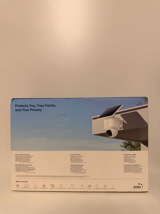 Eufy Security SoloCam E30, 4-Cam Pack Kit, solar, AI Tracking,360°