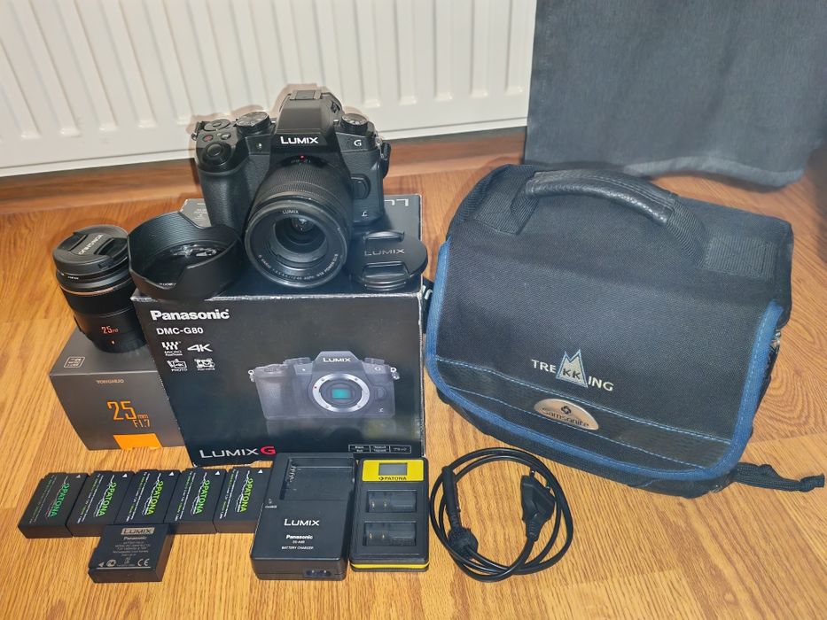 Panasonic G80 kit complet