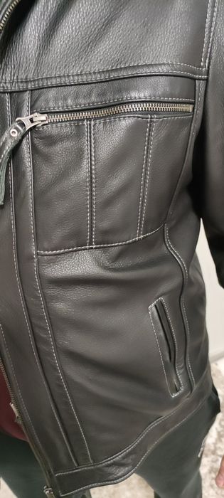 Мъжко яке естествена кожа Luter