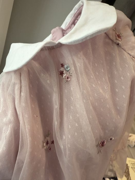 Бебешка рокля  светло розова