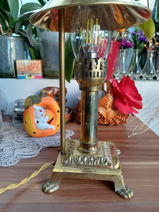 Accesoriu decorațiune lumina alama vintage colectie Franța 1970