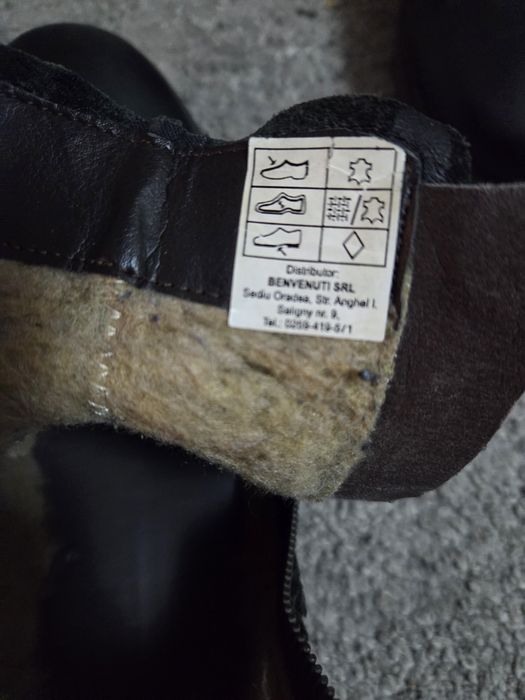Ghete din piele barbati 39