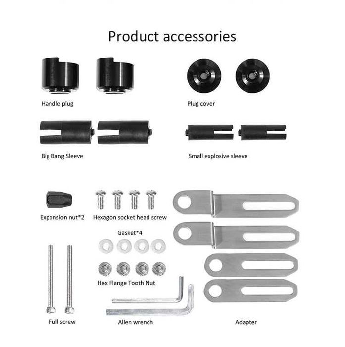 MOTOWOLF Handguard-uri cu Lumini LED de Zi și Semnalizare pentru Motociclete - Protecție și Vizibilitate Îmbunătățite