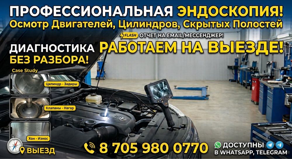 Эндоскоп. Есть выезд. Пишите или звоните заранее