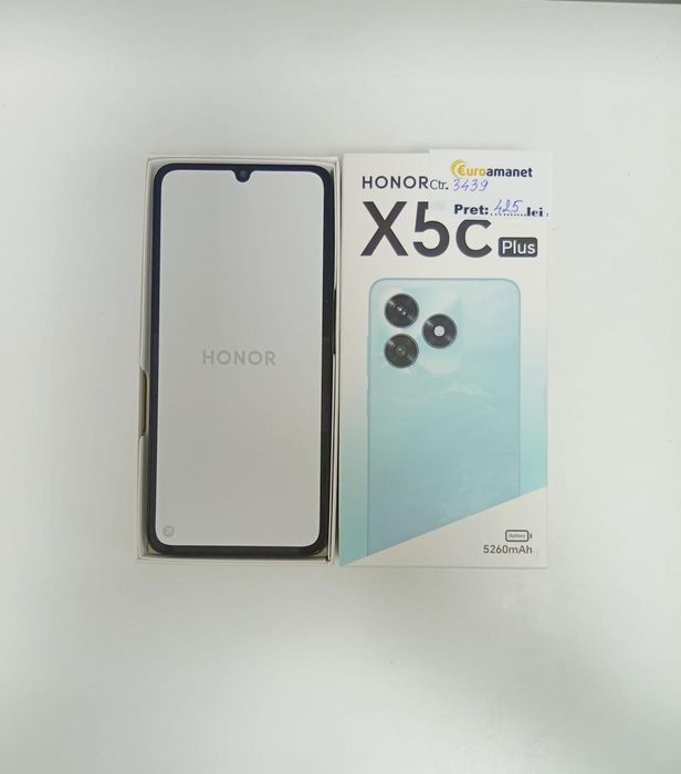 Telefon mobil Honor X5c Plus, 4GB RAM, 64GB, Midnight Black -C-