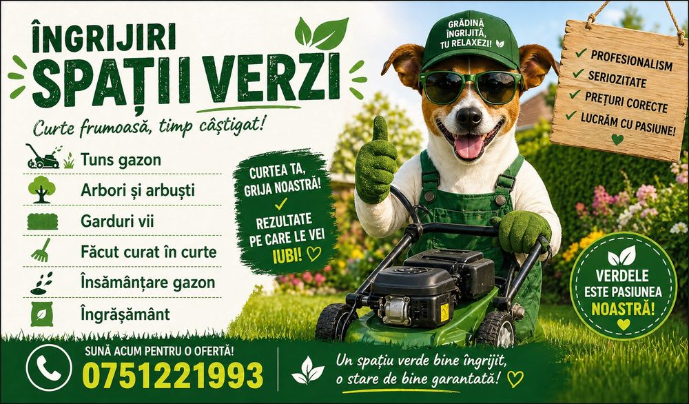 Amenajari spatii verzi