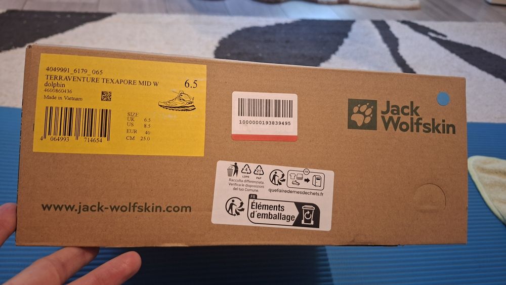 Jack Wolfskin туристически terradventure texapore дамски 40 номер