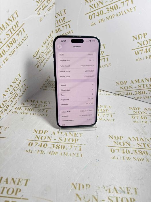 NDP Amanet Calea Mosilor 298 IPHONE 14 PRO MAX ( 47826)