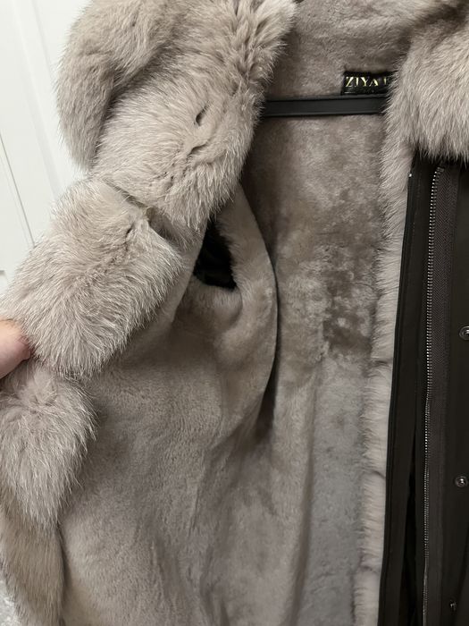 Куртка парка с натуральным мехом