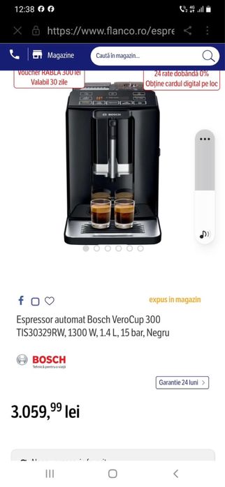 BOSCH coffe machine