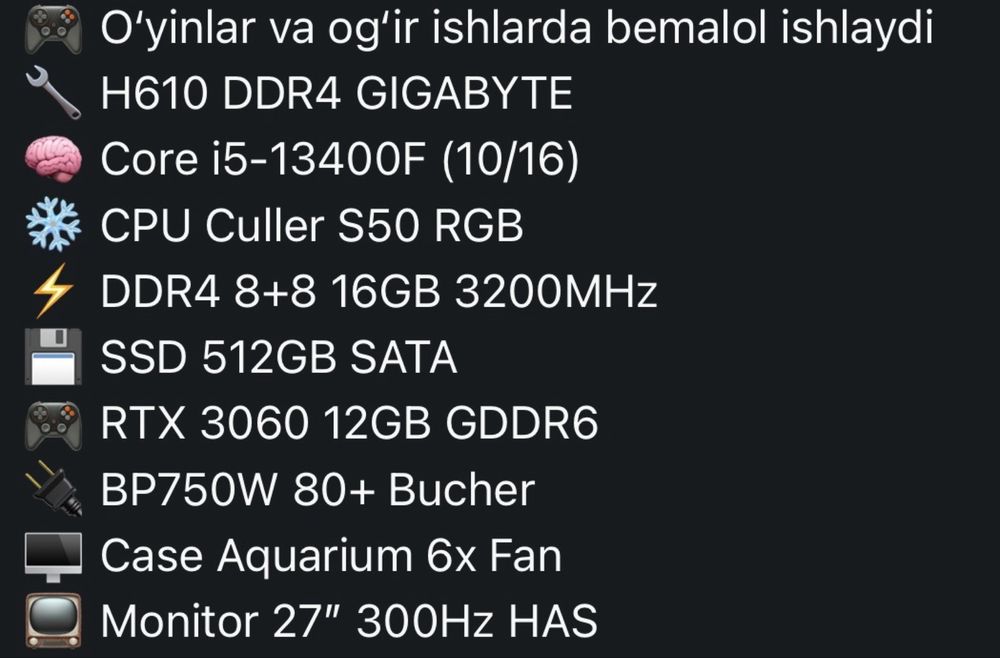 personal computer  rtx 3060