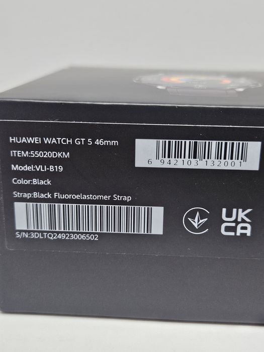 ГАРАНЦИЯ Huawei Watch GT 5 Black (Пълен комплект)