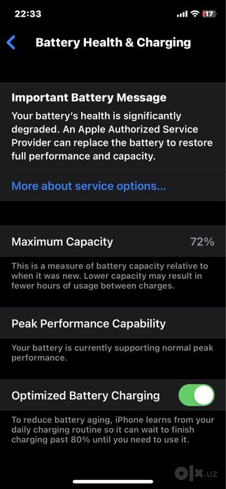 iPhone X (naqt yoki obmen)