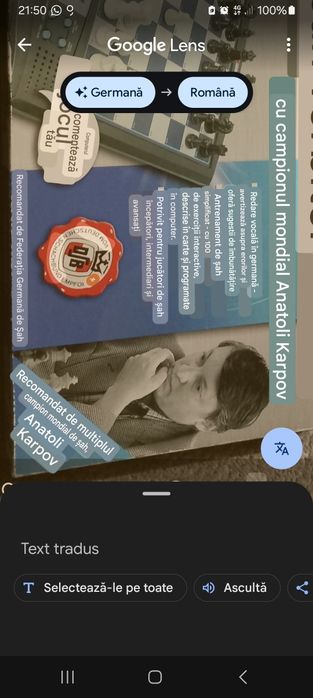 Sah electronic computer cu sunet Chessmate- Millennium Anatoly Karpov