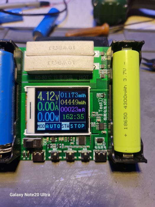 Тестер ёмкости аккумуляторов Li-ion 18650