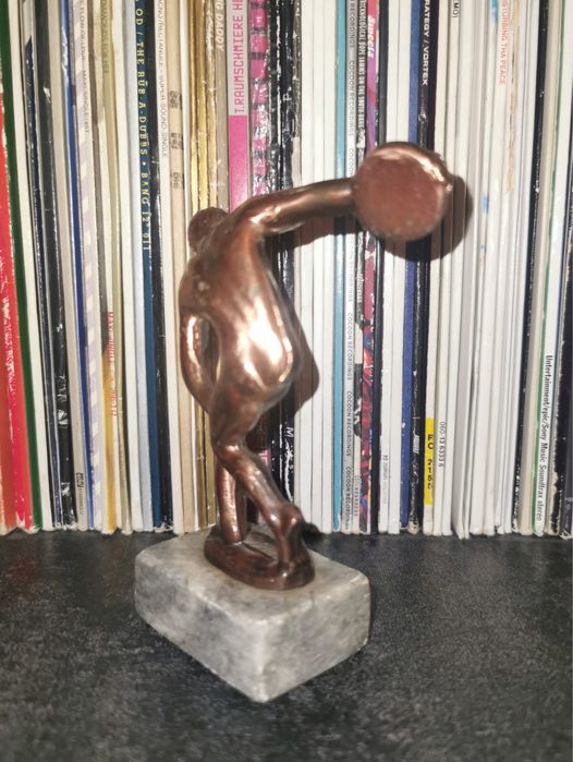 Фигура на диско - хвъргач на Мирон  винтидж бронзова фигурка  статуя
