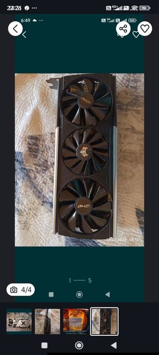 Placa video Sapphire Rx 5700,xt 8gb