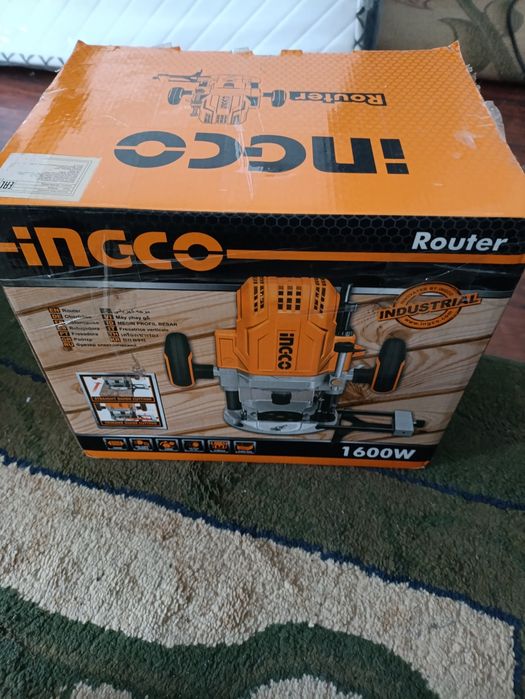 INGCO 1600W qol frezer satıladı
Jańa, zavod qaplamasında.
Ağaş, MDF há