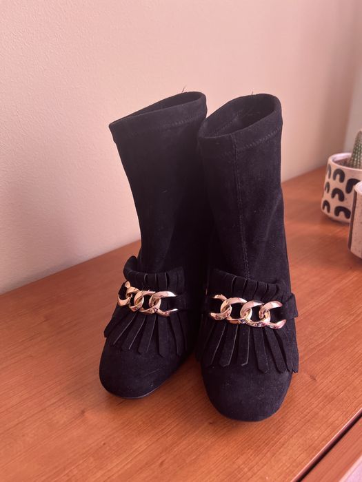 Дамски боти велур