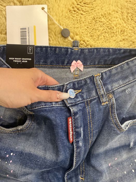 Blugi Dsquared noi, cu eticheta, marimea M/38