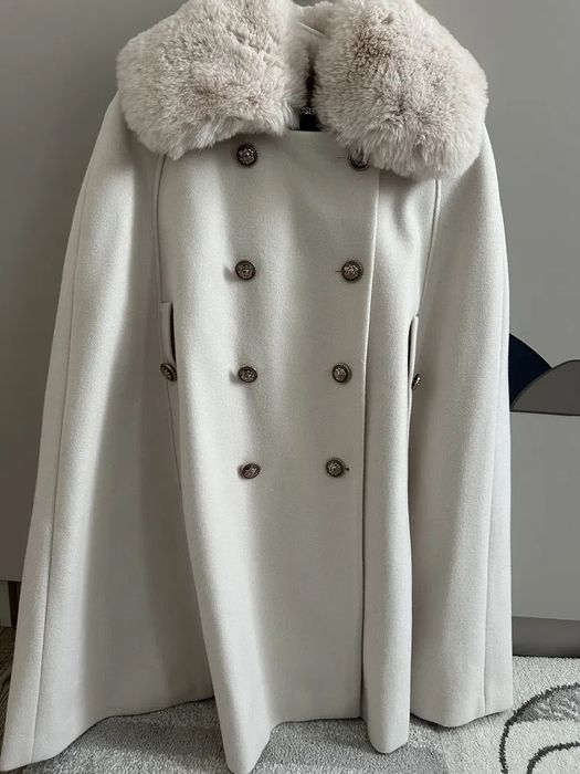 Дамско палто тип пелерина BSB, палто Melissa + подарък и рокля Guess