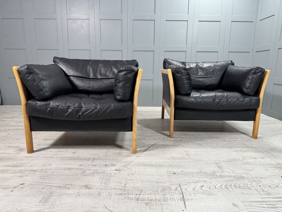 Кожени датски кресла - фотьойли Д1141