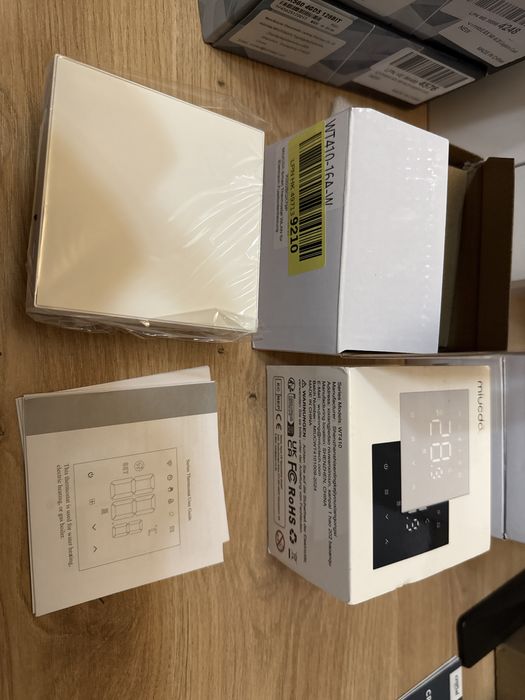 Termostat electric inteligent MIUCDA WT410-16A-W WiFi,încălzire electrica prin pardoseală,digital cameră,compatibil Alexa,Google Home Smart Life Tuya