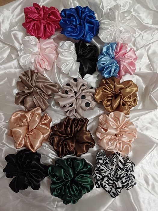 Скрънчи  ластик за коса 30 цвята