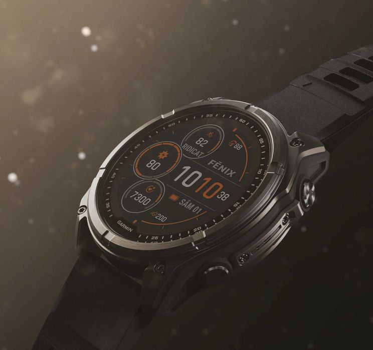 Ceas Garmin Fenix 8 SOLAR Sapphire Titanium 47mm IN GARANTIE - 2028