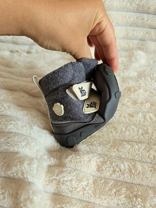 Зимни barefoot ботуши Affenzahn Wool Comfy Rhino, размер 23