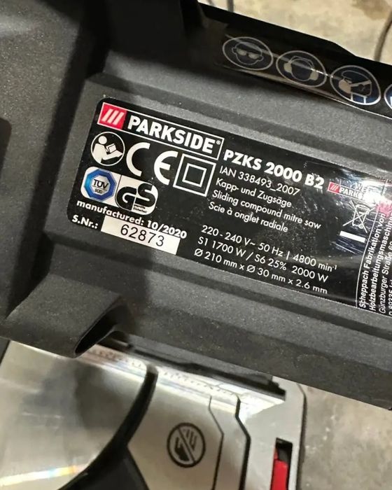 Circular parkside 2000W